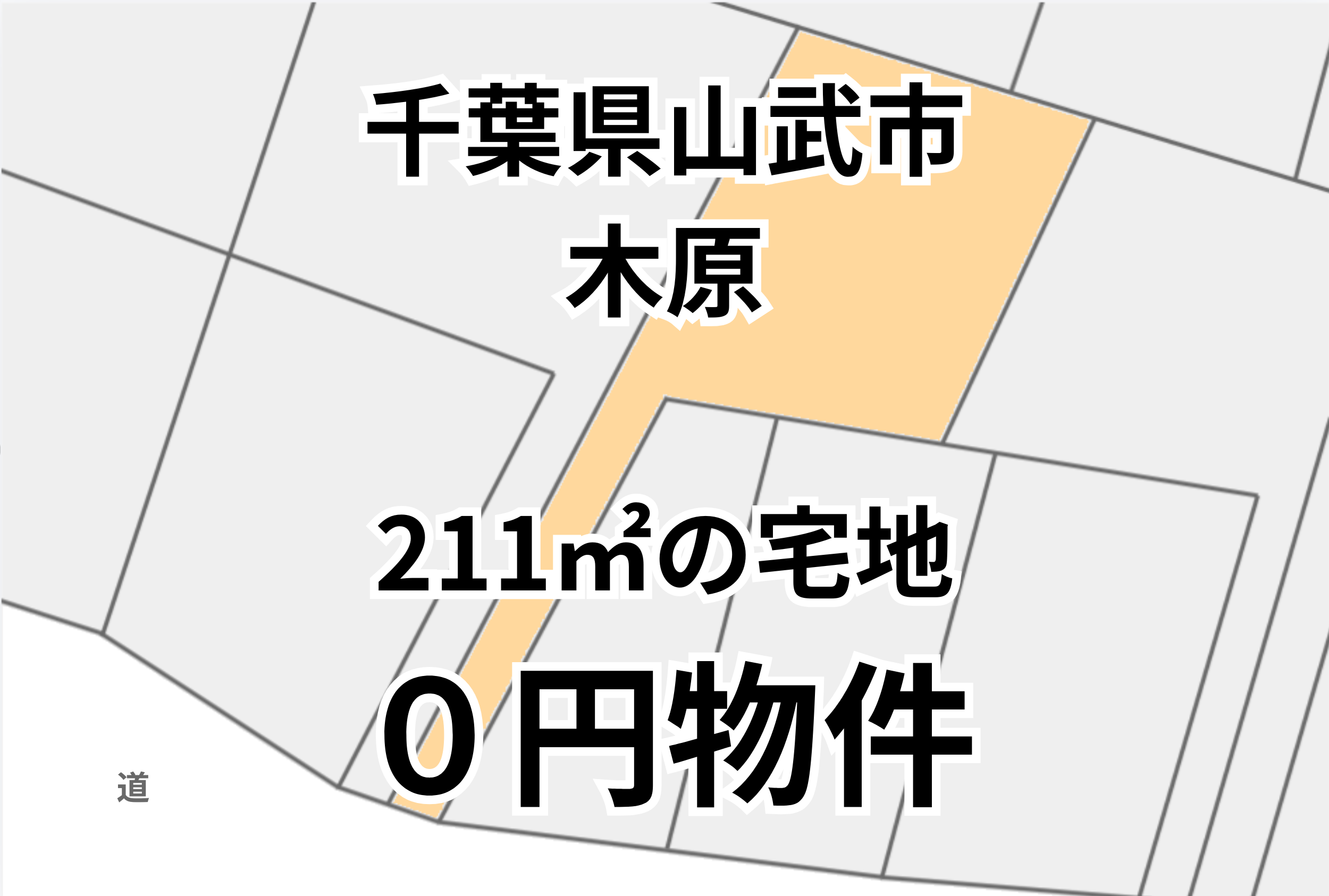 211.76㎡の宅地、お譲りします。