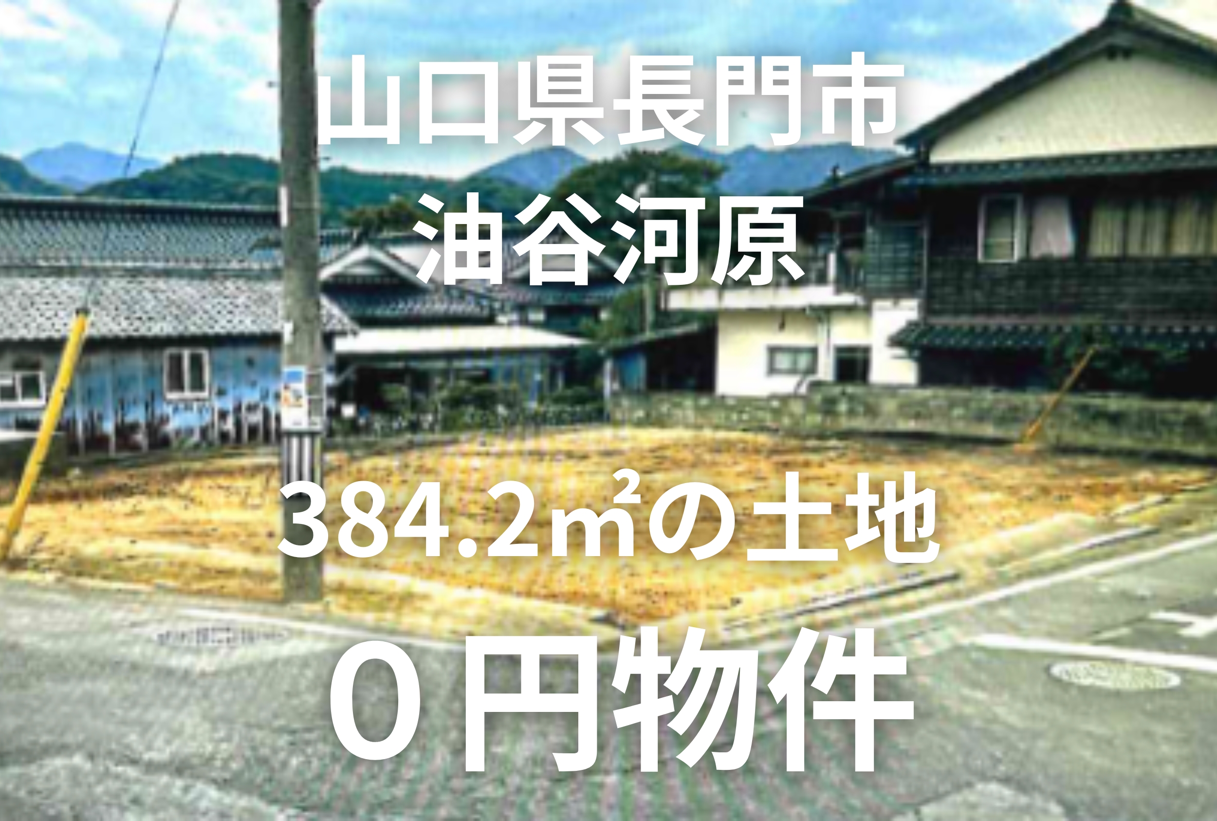 384.2㎡の土地をお譲りします。