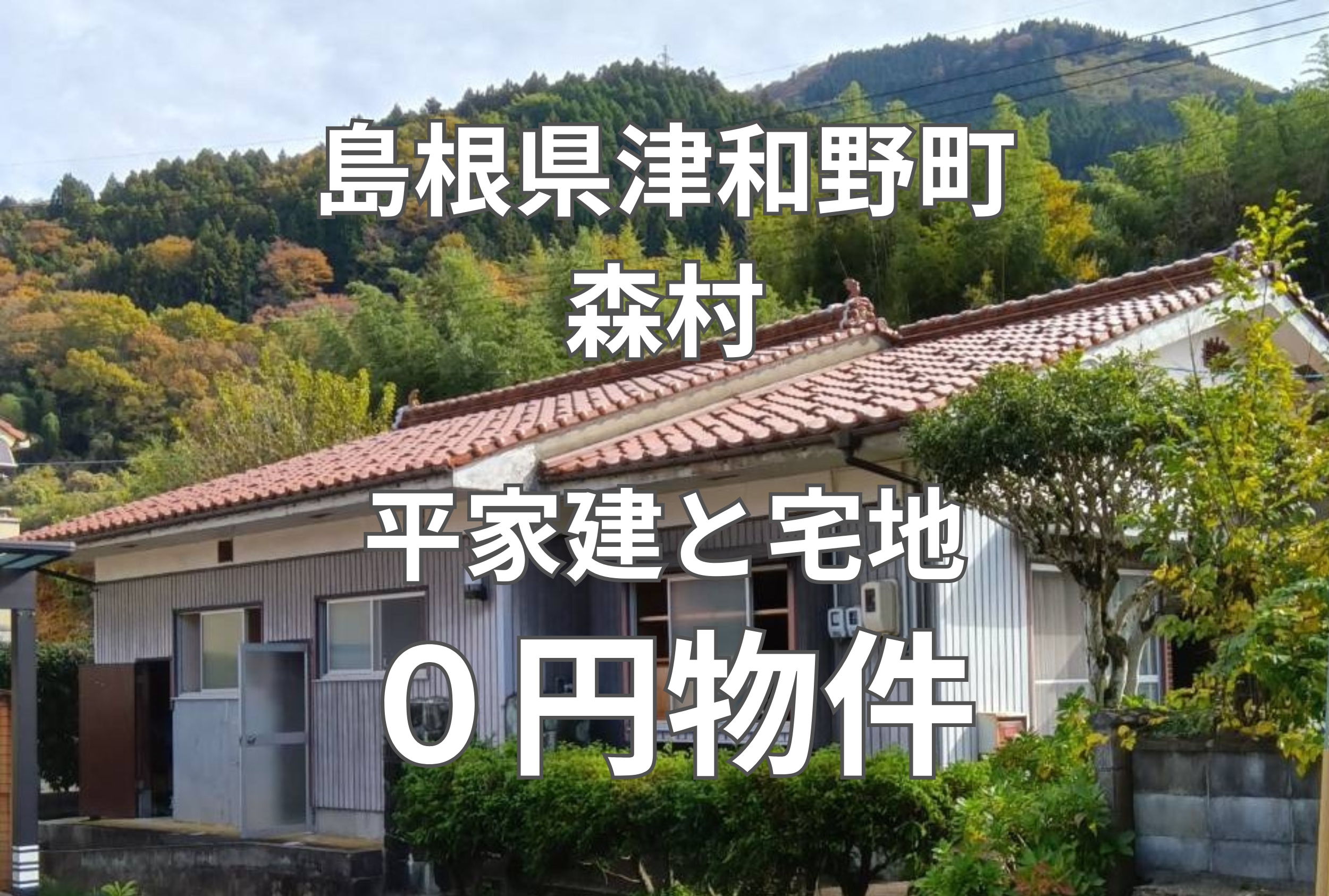 駅まで徒歩14分！平家建と宅地、お譲りします。